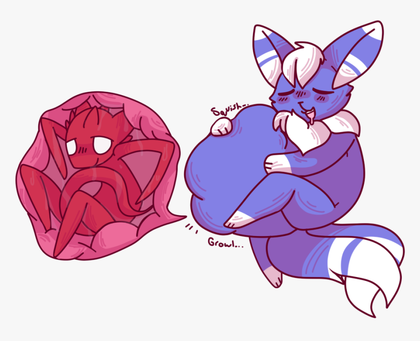 [com] Hearty Meal - Meowstic Vore, HD Png Download