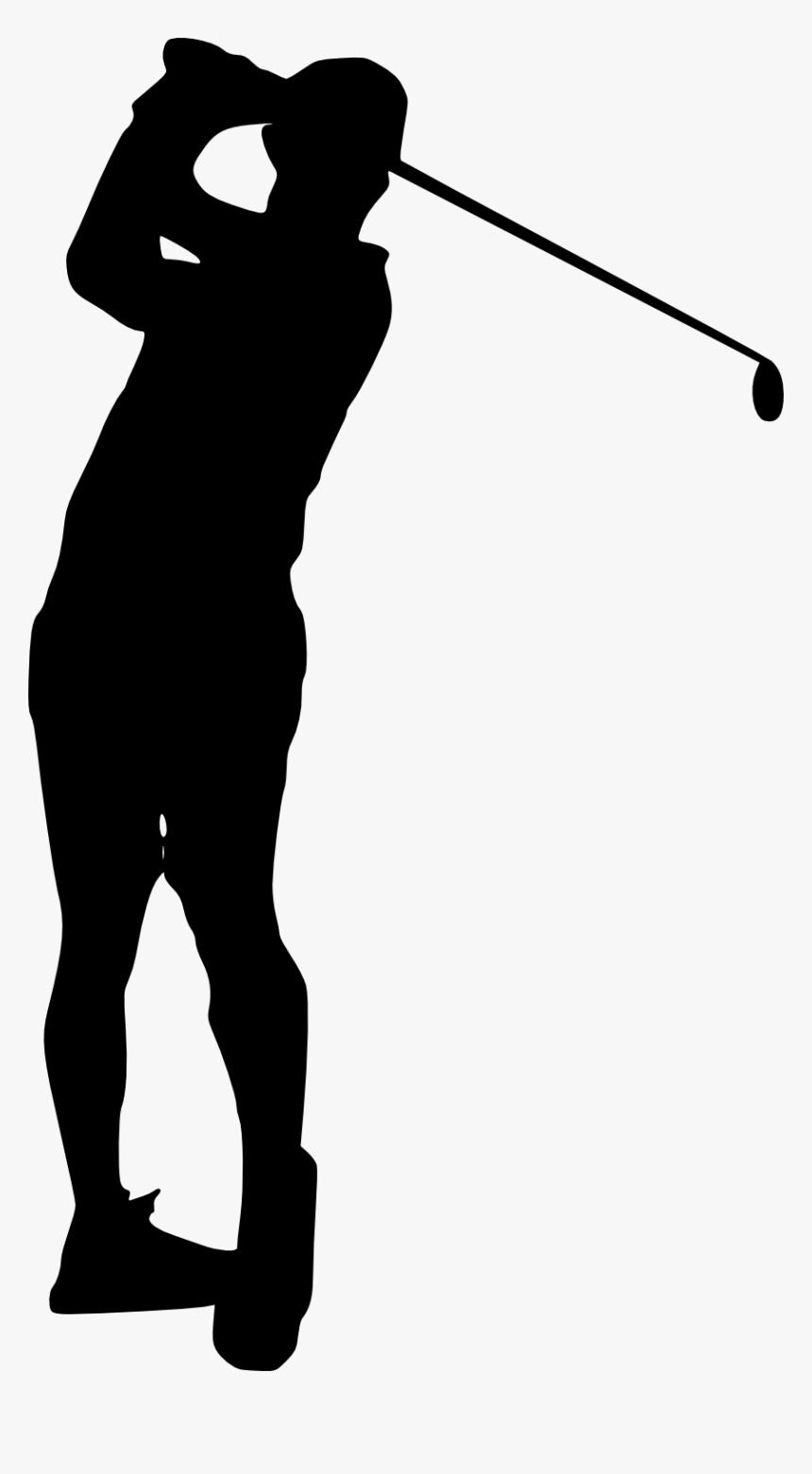 Golfer Silhouette No Background, HD Png Download