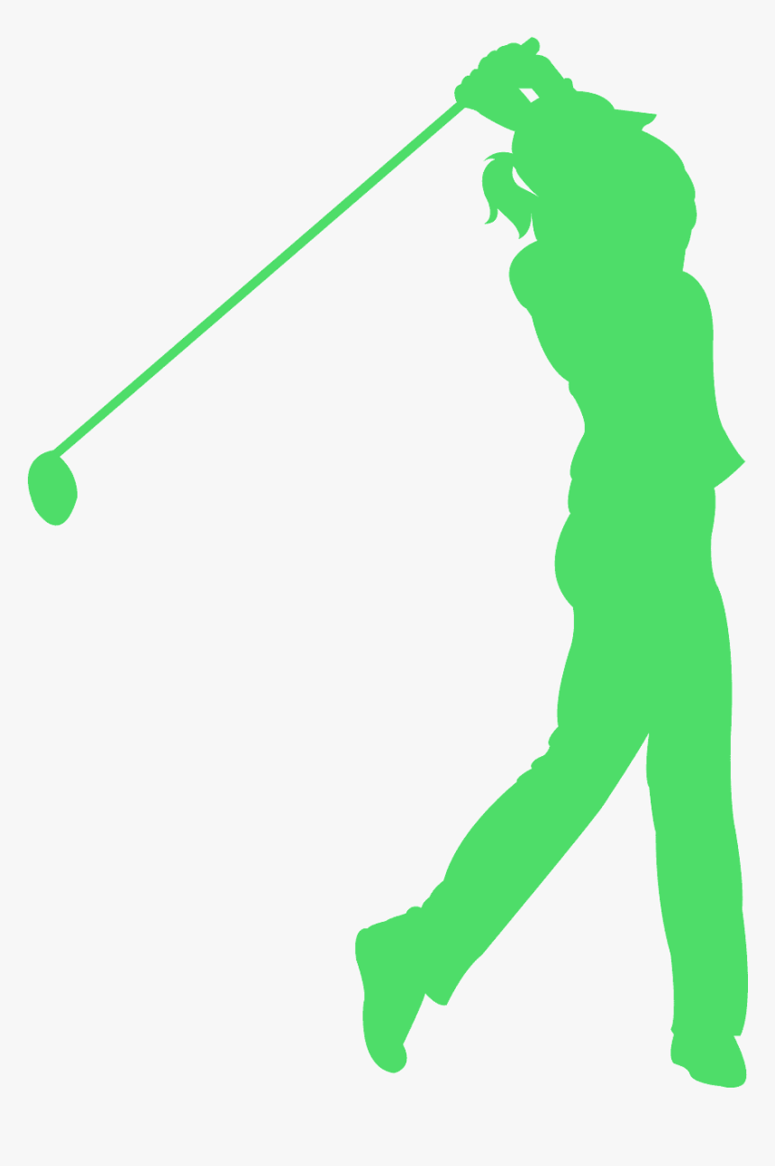 Silhuetas Golfistas, HD Png Download