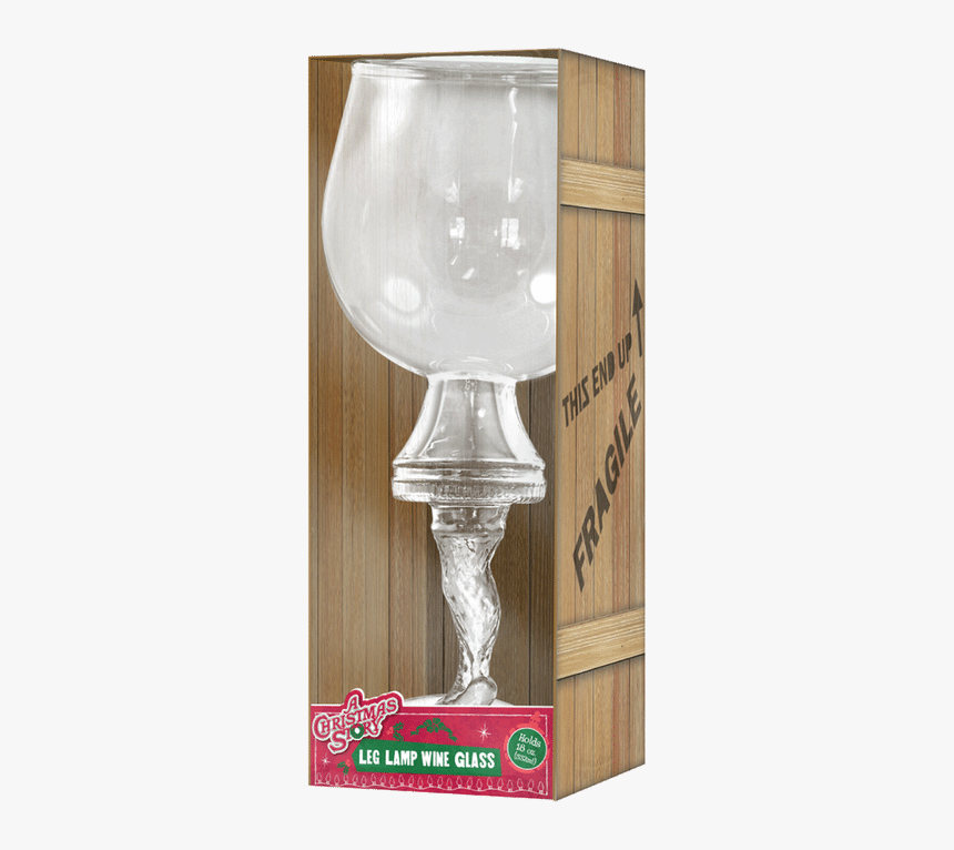 Leg Lamp Wine Glass - Christmas Story Leg Lamp Wine Glass, HD Png Download