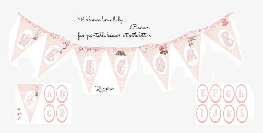 Printable Welcome Baby Girl, HD Png Download
