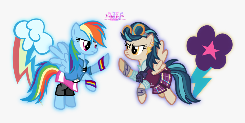 Indigo Zap And Rainbow Dash, HD Png Download