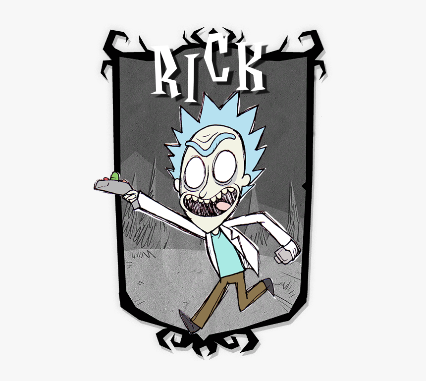 Rick And Morty,рик И Морти, Рик И Морти, ,фэндомы,rick - Don T Starve Together Character Portraits, HD Png Download