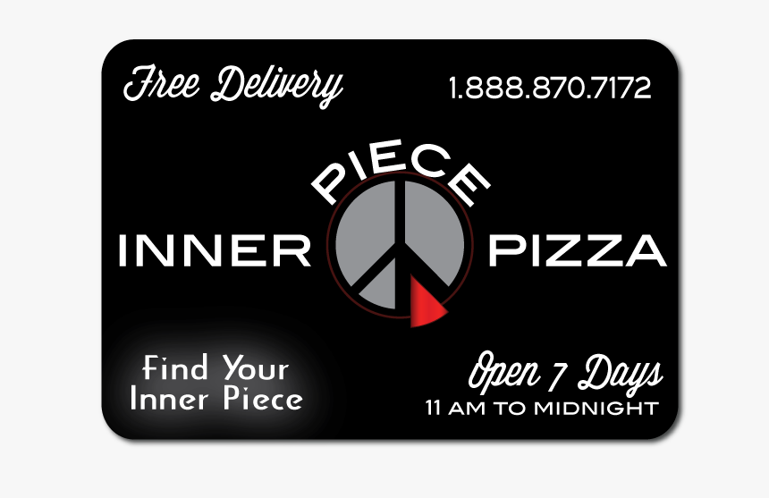 Inner Piece Delivery Car Magnets - Graphic Design, HD Png Download
