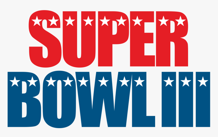 Super Bowl Iii Png Logo - Super Bowl 3 Logo, Transparent Png