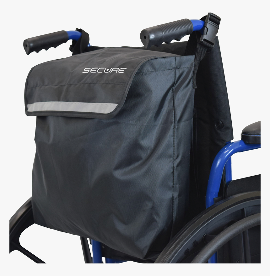 Secure® Wheelchair Backpack, Black/reflective - Bag, HD Png Download