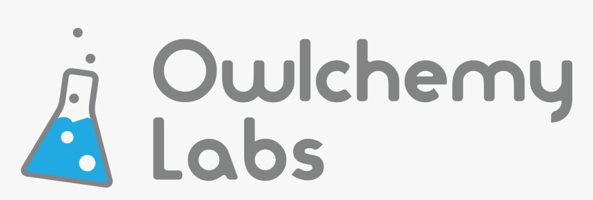 Owlchemy Labs Horizontal Logo Lockup - Black-and-white, HD Png Download