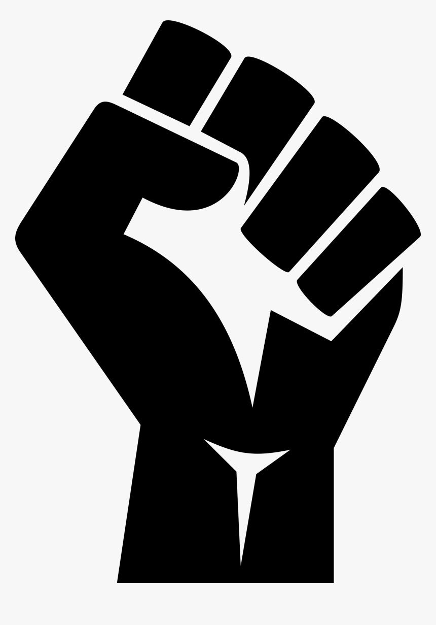 Clip Art Rebel Fist - Transparent Black Power Fist, HD Png Download
