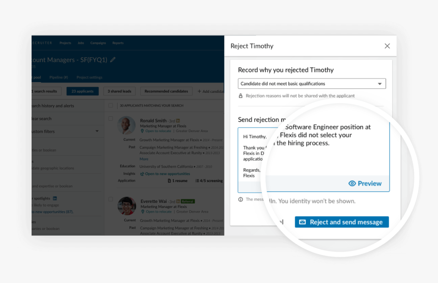 Linkedin Notification Someone Got Hired Job, HD Png Download