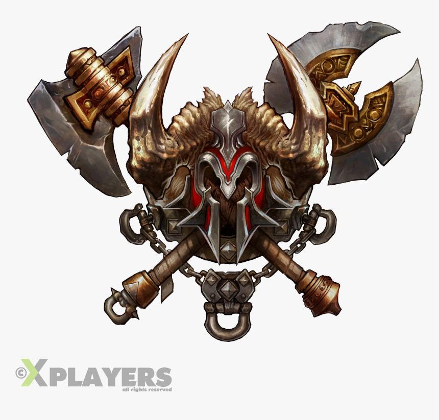 Diablo 3 Cutouts - Barbarian Crest, HD Png Download