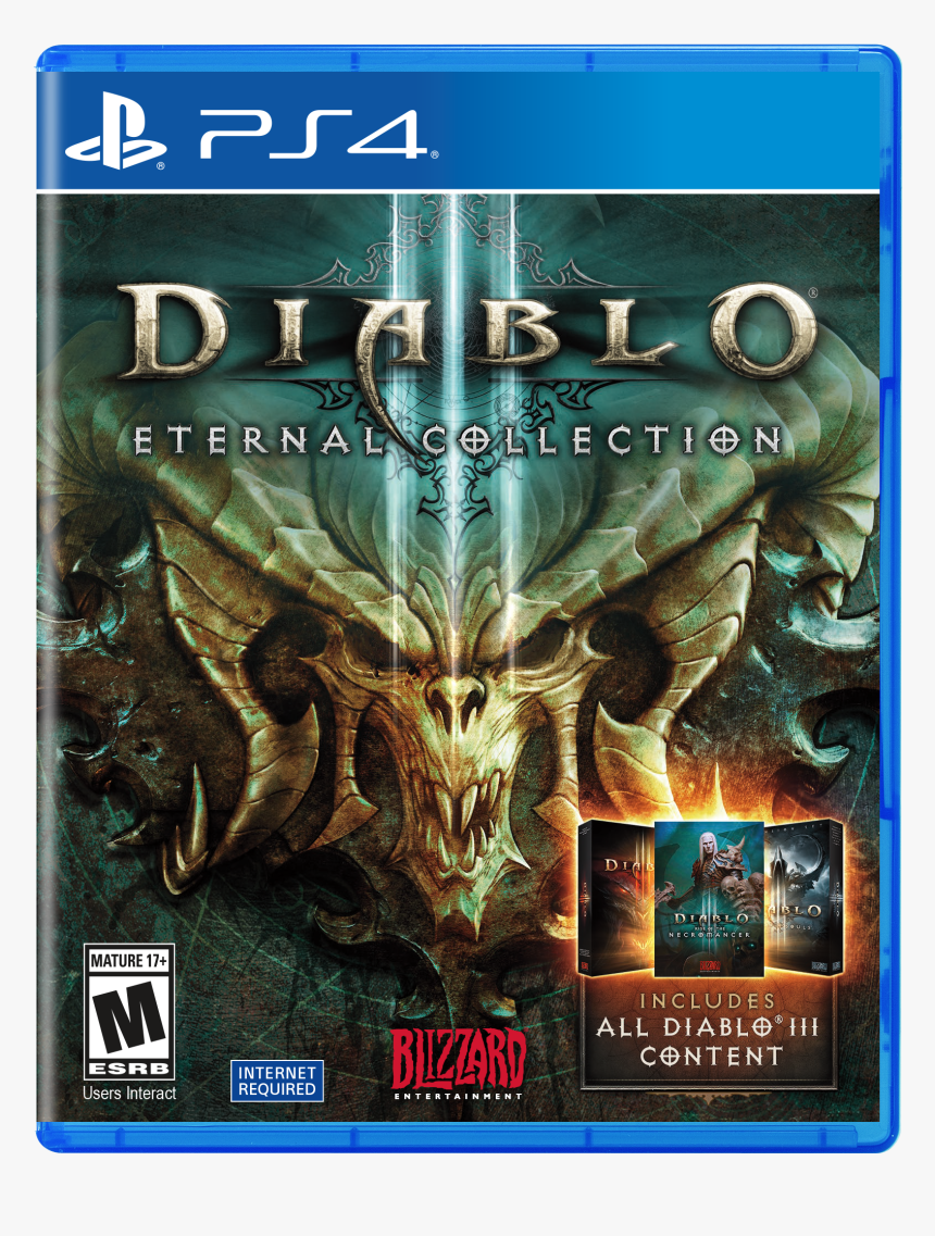 Diablo 3 Eternal Collection Ps4 Cover, HD Png Download