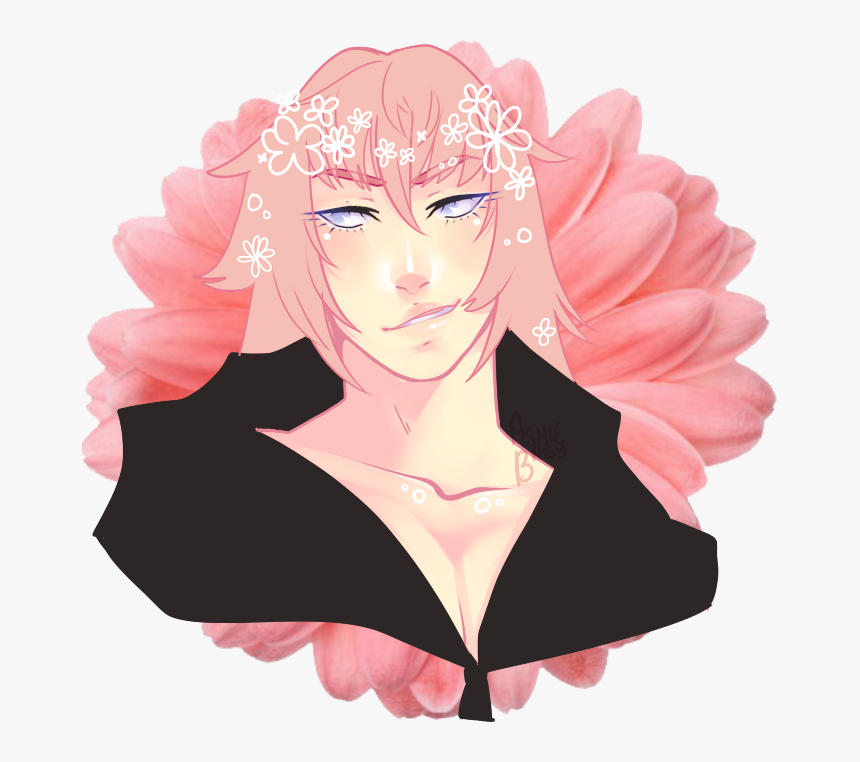 Single Flower With A White Background, HD Png Download