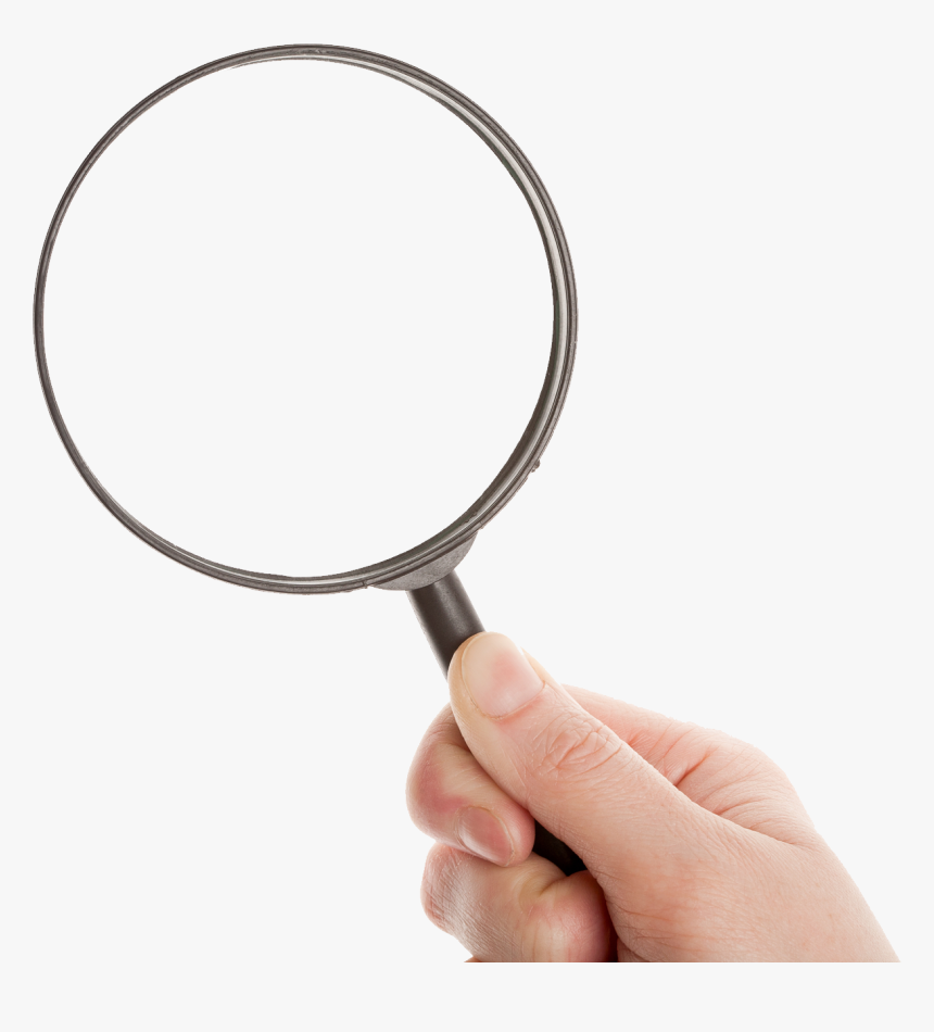 Hand Magnifying Glass Png, Transparent Png