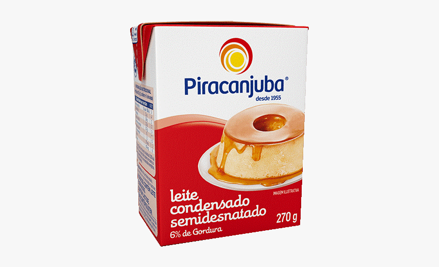 Leite Condensado Semidesnatado Piracanjuba 270 G - Caixa De Leite Condensado, HD Png Download