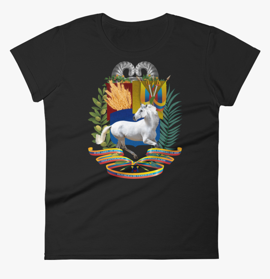 Escudo De Venezuela 3d (franela - Unicorn, HD Png Download