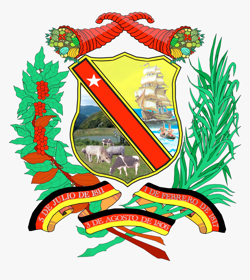 Bandera Y Escudo Del Estado Miranda, HD Png Download