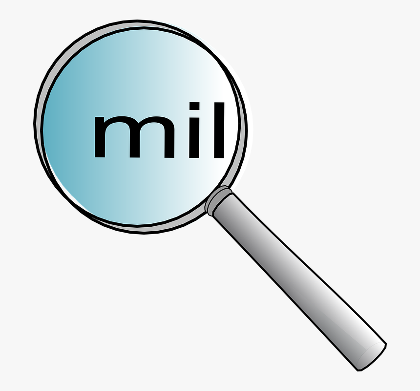 Glass, Spyglass, Magnifying, Research, Reading, Loupe - Magnifying Glass Clipart, HD Png Download