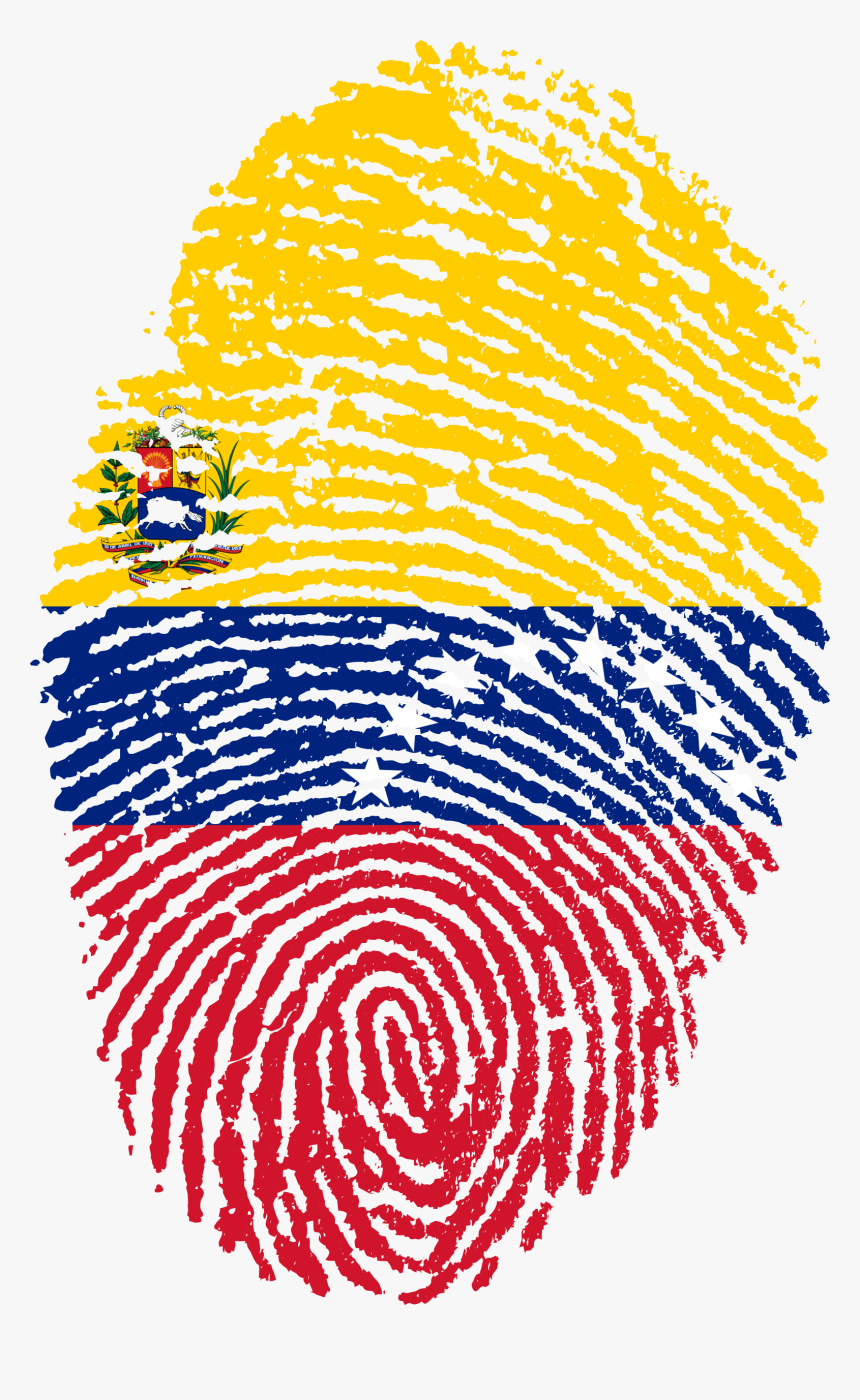 Transparent Bandera De Usa Png - Venezuela Fingerprint, Png Download