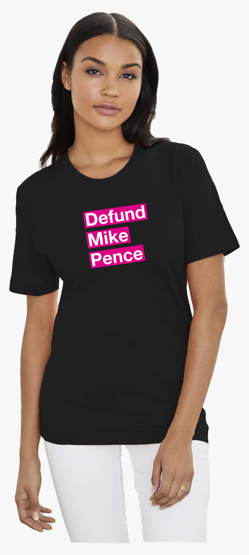 Defund Mike Pence Tee - Girl, HD Png Download