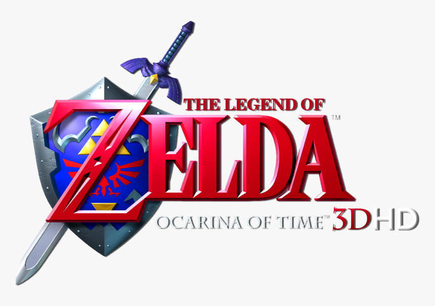 Legend Of Zelda Ocarina Of Time 3d Logo, HD Png Download
