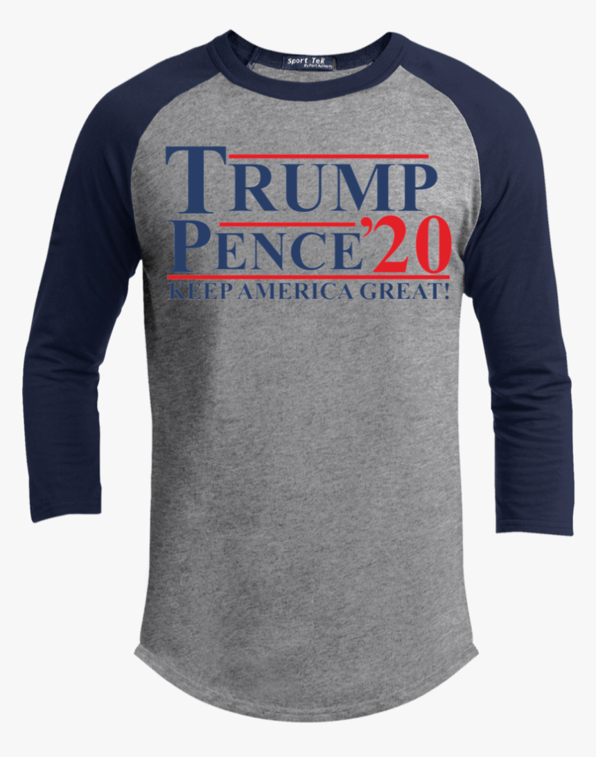 Trump Pence 2020 Sporty T-shirt - Long-sleeved T-shirt, HD Png Download