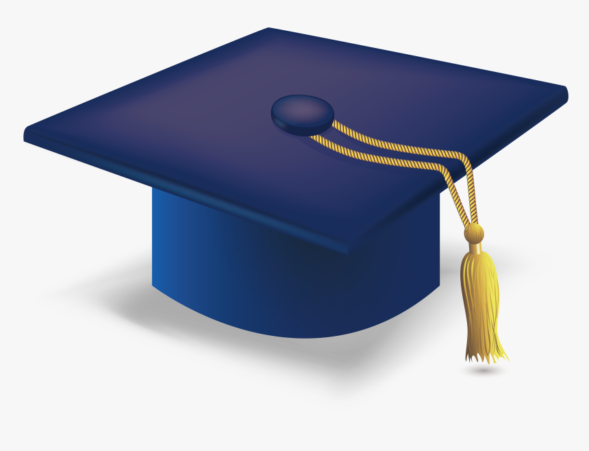 Graduation Ceremony Square Academic Cap Hat - Sombrero De Graduacion Azul, HD Png Download