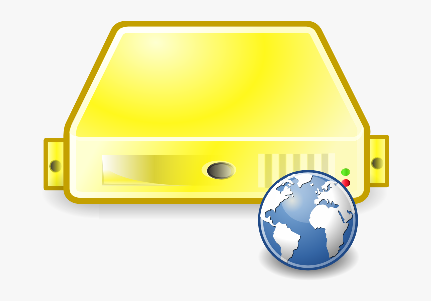 Server Web Yellow - Icon, HD Png Download