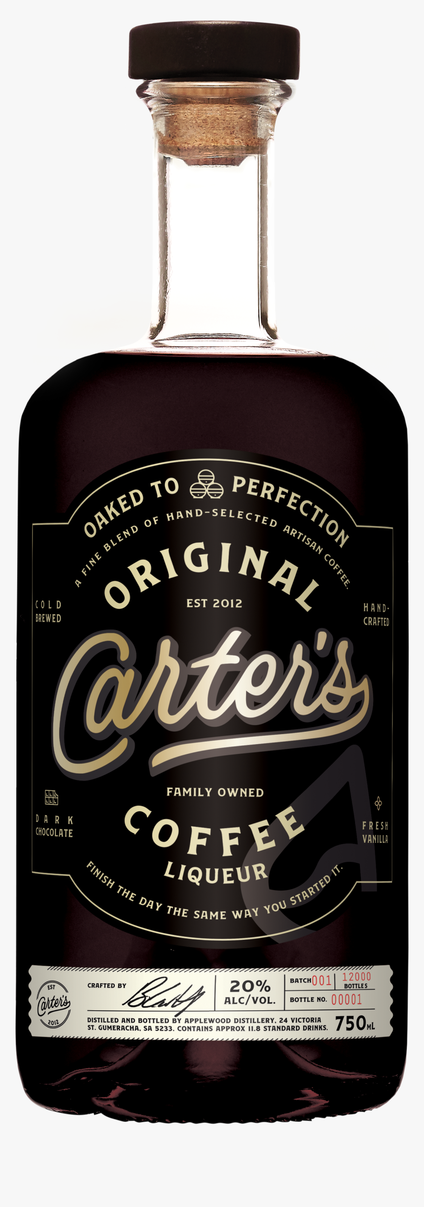 Carter's Original Coffee Liqueur, HD Png Download