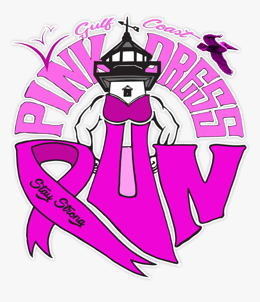 Pink Dress Run - Illustration, HD Png Download