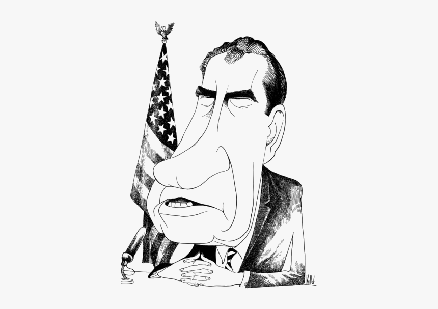 Famous Leaders Png Transparent Images - Richard Nixon Caricature, Png Download
