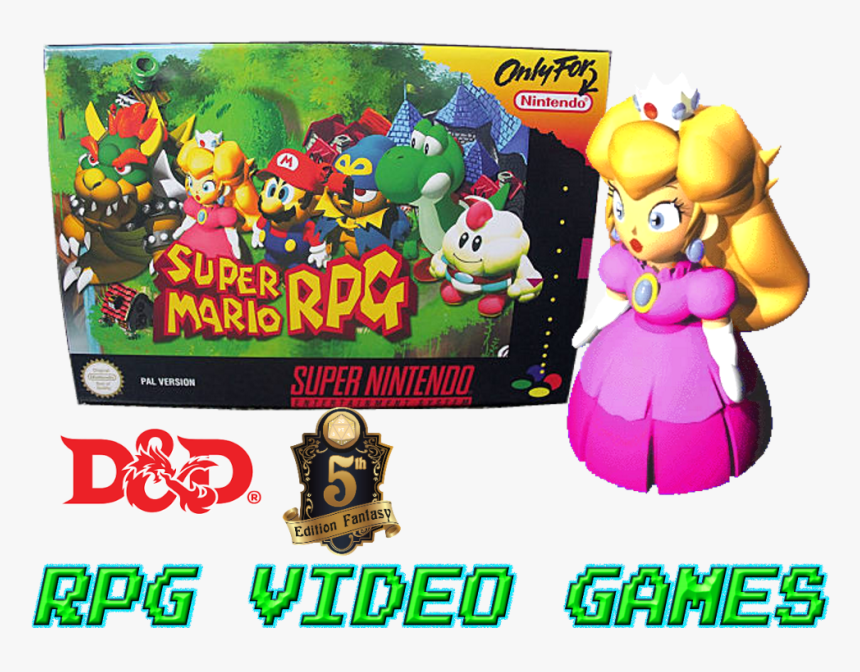 Mario Rpg Dnd 5e Princess Toadstool Princess Peach - Super Mario Rpg, HD Png Download