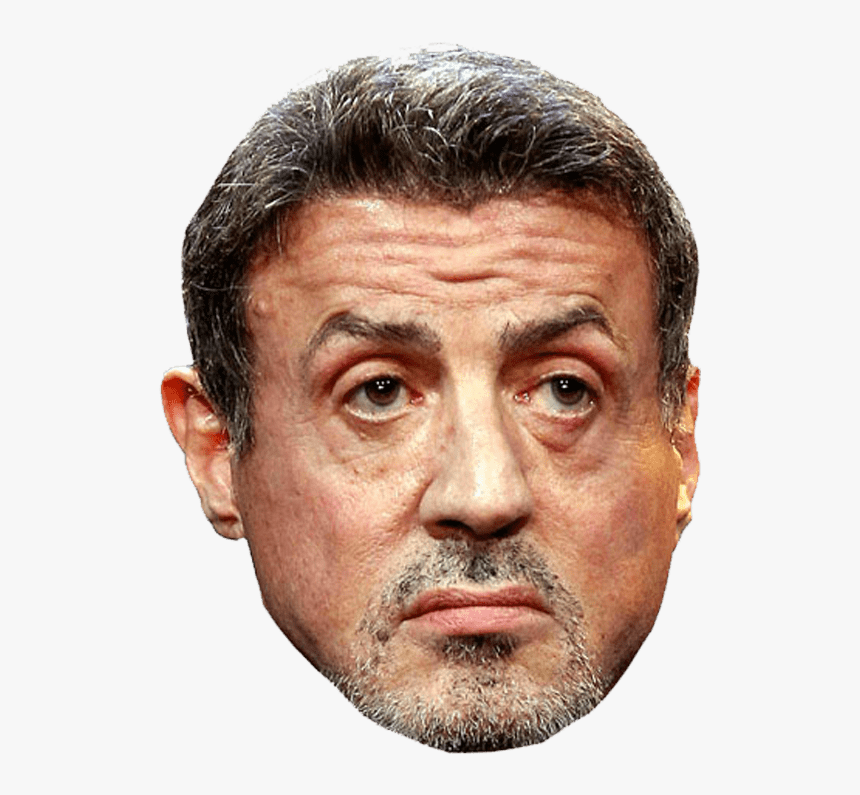 Sylvester Stallone Face - Sylvester Stallone Cut Out, HD Png Download
