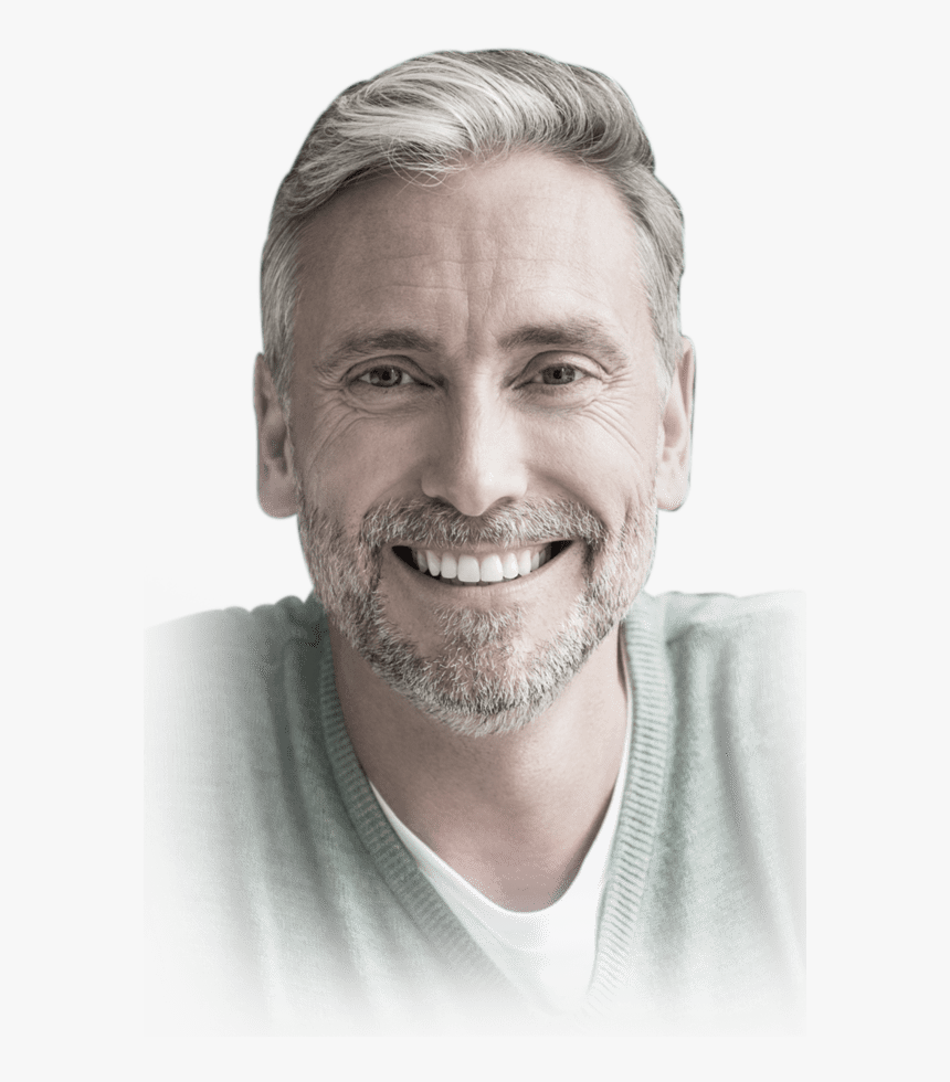 Transparent Pretty Face Png - D Un Homme Avec Cheveux Grise, Png Download