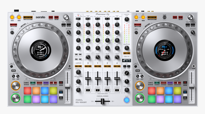 Pioneer Ddj 1000 White, HD Png Download