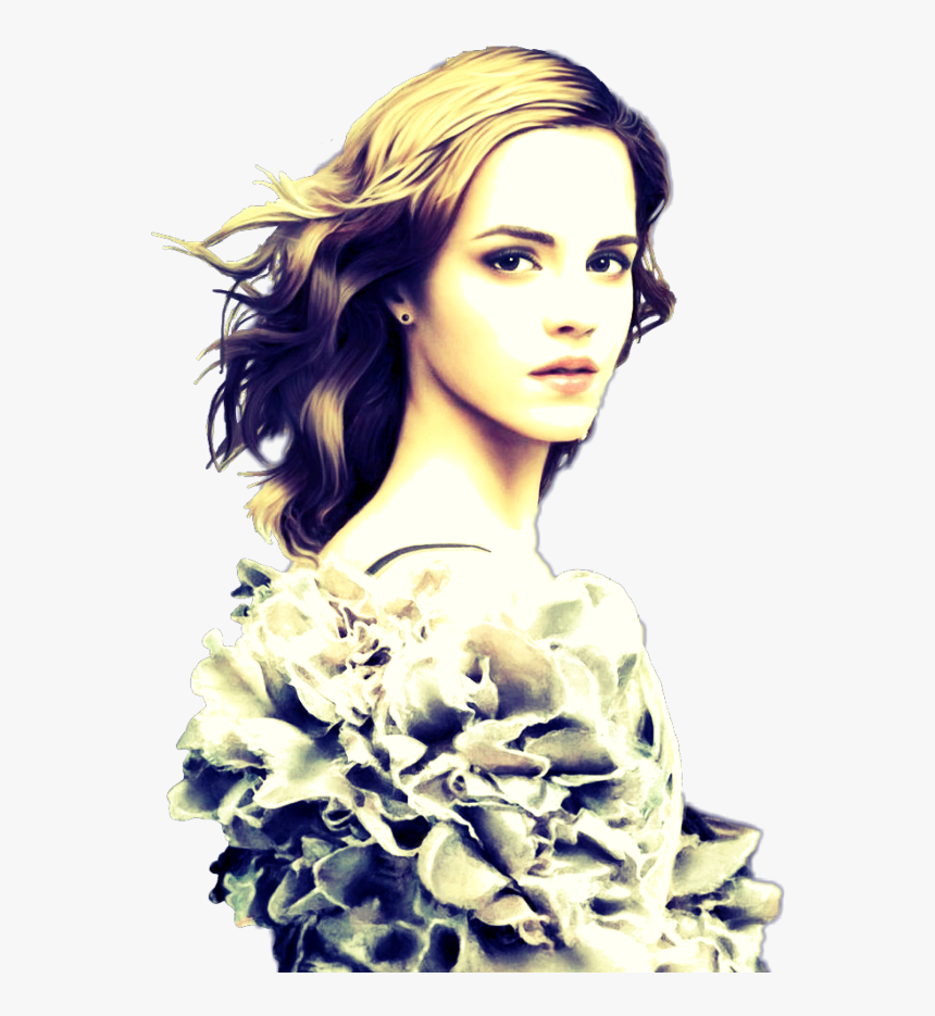 #girl #women #beutiful #human #face - Emma Watson Vanity Fair 2010, HD Png Download
