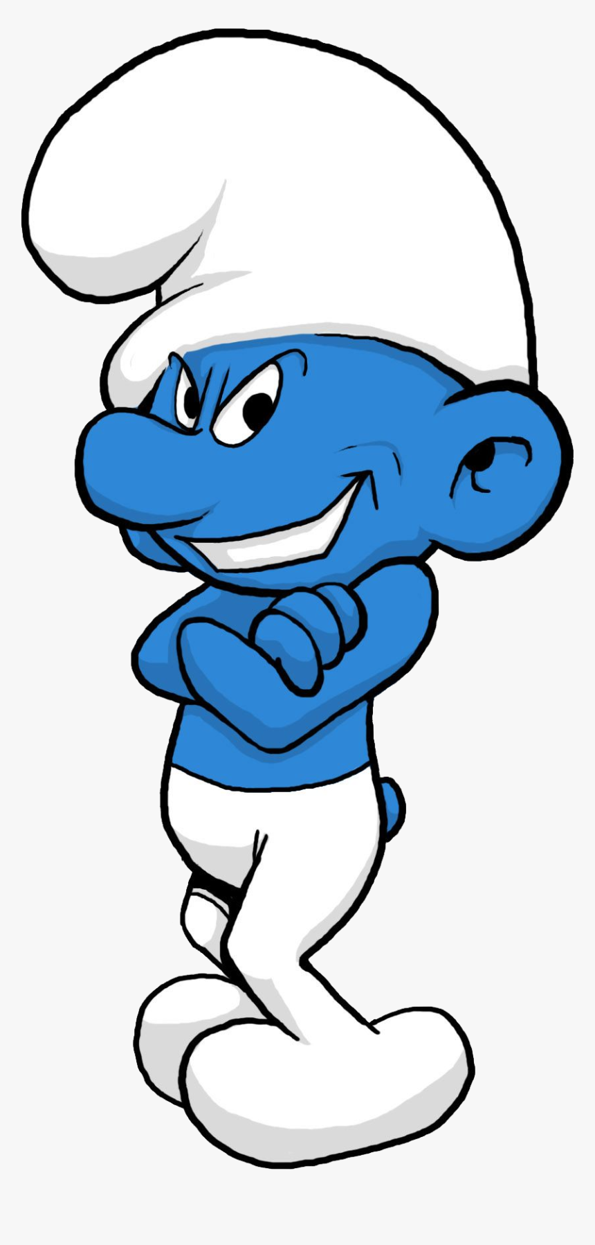 Smile Smurf, HD Png Download