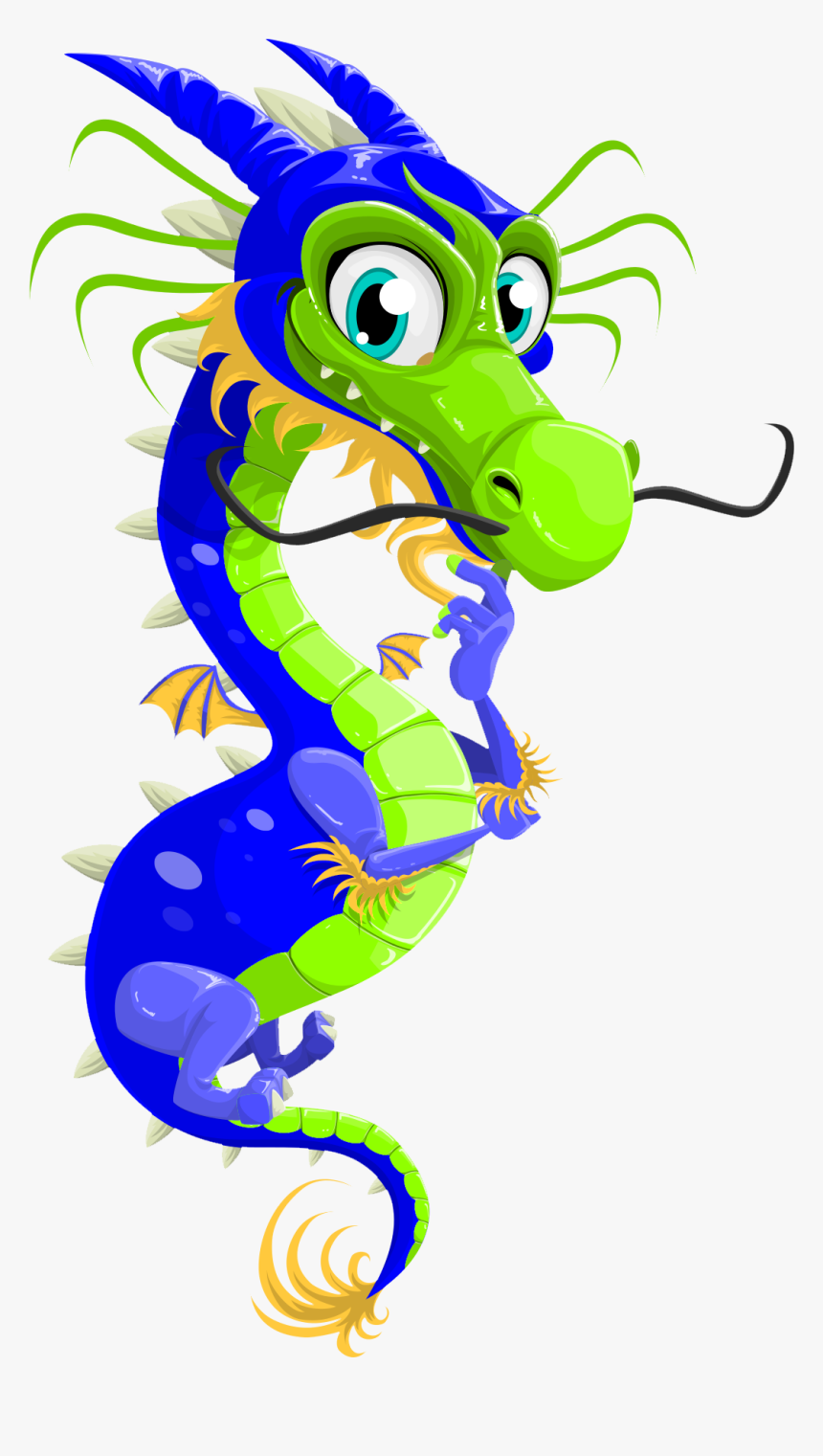 Dragon Vector Png Transparent Image - Transparent Dragon, Png Download