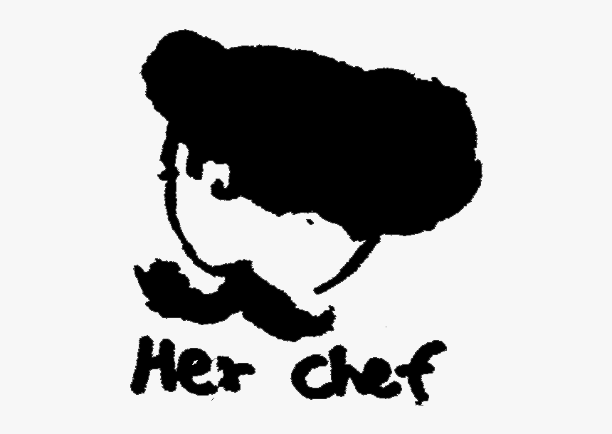 Her Chef Logo - Silhouette, HD Png Download