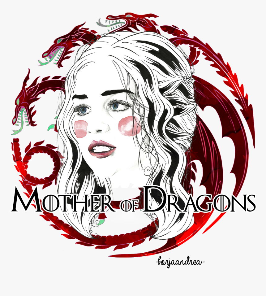 Transparent Khaleesi Png - Vector Dragon Game Of Thrones, Png Download