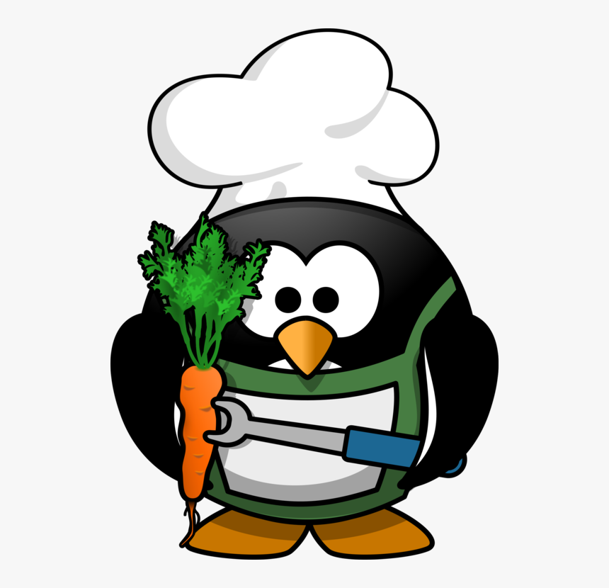Penguin Chef - Penguin Grilling, HD Png Download
