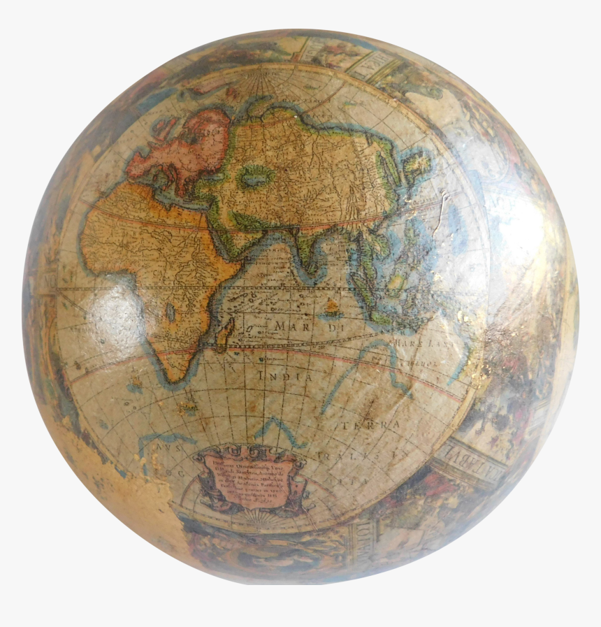 Vintage Papier Mache World, HD Png Download