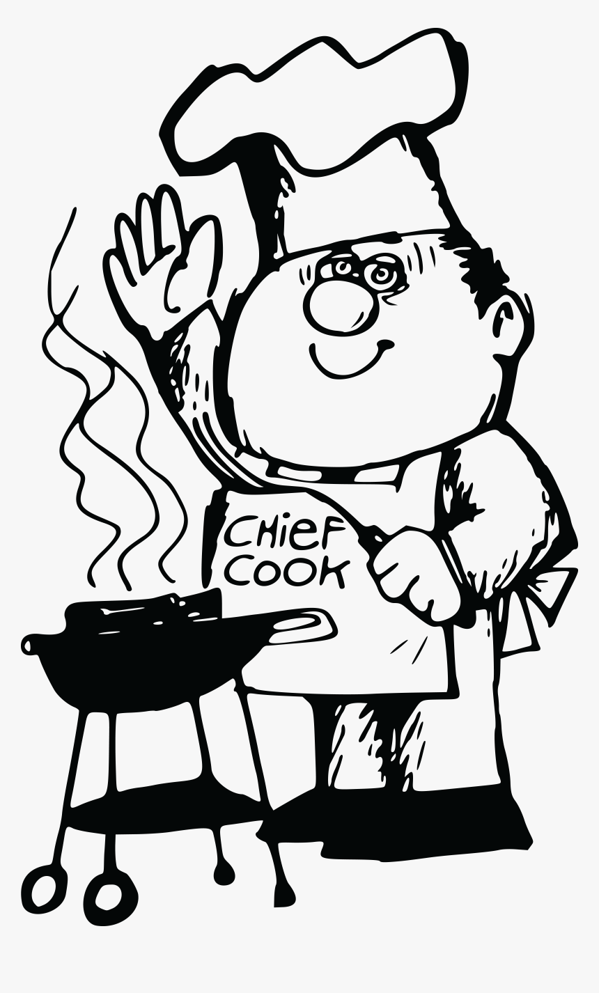 Free Clipart Of A Chef Waving At A Bbq - Png Barbecue Clipart Free, Transparent Png