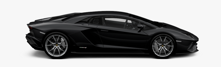 Black Lamborghini Side Png, Transparent Png