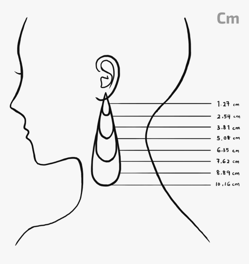 Raspberry Ruby Heart Post Earrings 10k Gold - Earrings Drawing Easy, HD Png Download