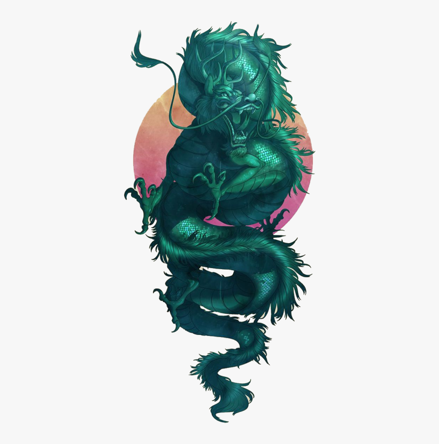 Jade Dragon Art, HD Png Download