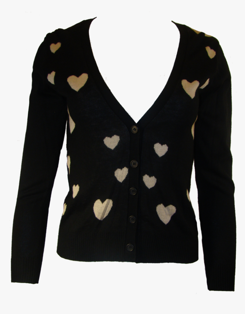 Heart Cardigan - Cardigan, HD Png Download