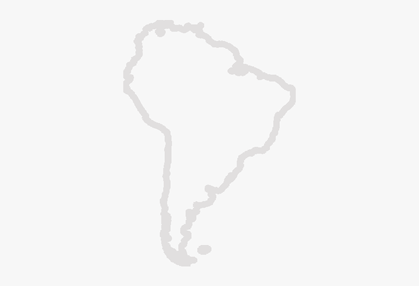 Map Of Latin America - Heart, HD Png Download