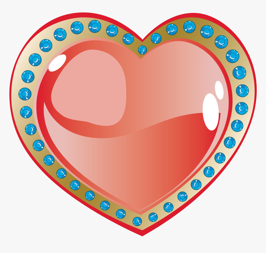 Heart Shaped Ruby Design - Heart, HD Png Download