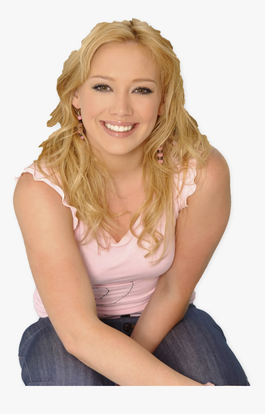 Hilary Duff Sitting Transparent Official Summer By - Hilary Duff Beautiful, HD Png Download