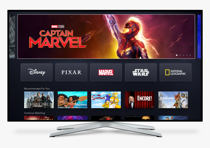 Disney Menu - Disney Streaming, HD Png Download